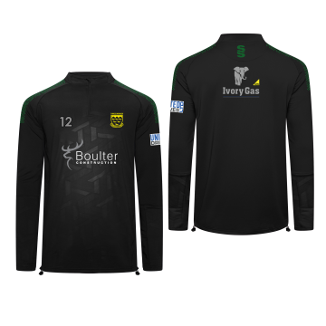 Impact 1/4 Zip Performance Top - Black