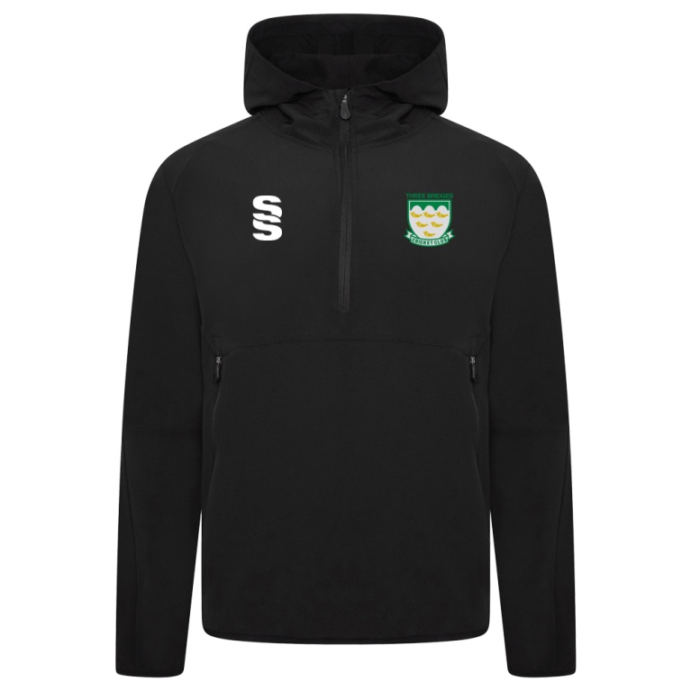 Dual Elite 1/4 Zip Hoody / Rain Jacket : Black